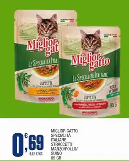 Splendidi e Splendenti Miglior gatto specialità italiane straccetti manzo/pollo/ suino offerta