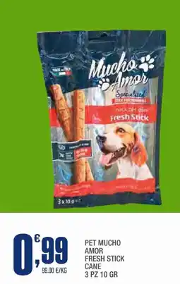 Splendidi e Splendenti Pet mucho amor fresh stick cane offerta