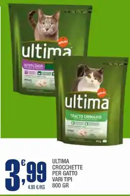 Splendidi e Splendenti Ultima crocchette per gatto vari tipi offerta