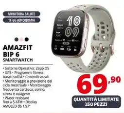 Comet Amazfit bip 6 smartwatch offerta