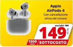 Comet Apple AirPods 4 offerta
