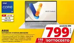 Comet ASUS NOTEBOOK X1605VA-MB1669W offerta