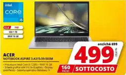 Comet ACER NOTEBOOK ASPIRE 3 A315-59-503M offerta