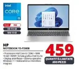 Comet HP NOTEBOOK 15-FD008 offerta