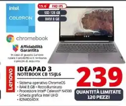 Comet Lenovo IDEAPAD NOTEBOOK CB 15IJL6 offerta