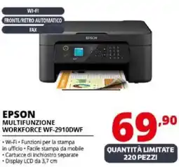 Comet EPSON MULTIFUNZIONE WORKFORCE WF-2910DWF offerta