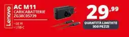 Comet Lenovo AC M11 CARICABATTERIE ZG38C05739 offerta