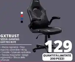 Comet GXTRUST SEDIA GAMING GXT703 RIYE offerta
