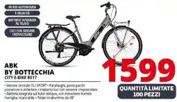 Comet ABK BY BOTTECCHIA CITY E-BIKE BE17 offerta