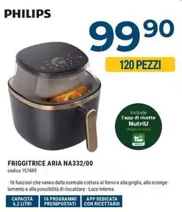 Sinergy PHILIPS FRIGGITRICE ARIA NA332/00 offerta