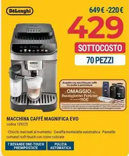 Sinergy DeLonghi MACCHINA CAFFÈ MAGNIFICA EVO offerta