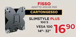 Sinergy SLIMSTYLE PLUS 100 S VESA 100 14"-32" offerta