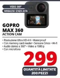 Comet Gopro max 360 action cam offerta