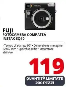 Comet FUJI Fotocamera compatta INSTAX SQ40 offerta