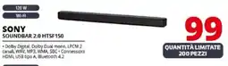 Comet SONY SOUNDBAR 2.0 HTSF150 offerta