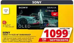 Comet SONY SMART TV OLED 48" XR48A90KAEP offerta