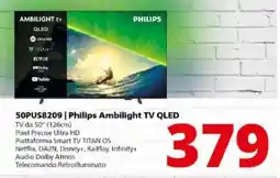 Comet PHILIPS 50PUS8209 | Philips Ambilight TV QLED offerta