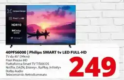 Comet PHILIPS 40PFS6000 | Philips SMART tv LED FULL-HD offerta