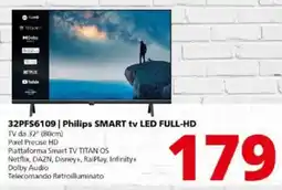 Comet PHILIPS 32PFS6109 | Philips SMART tv LED FULL-HD offerta