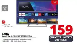 Comet SABA SMART TV QLED 2K 32" SA32Q89VDA offerta