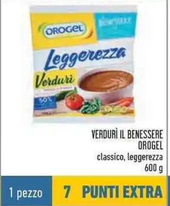 Conad Orogel Verdurì IL Benessere 600g offerta