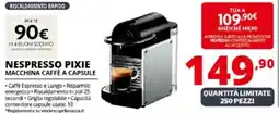Comet Nespresso pixie macchina caffè a capsule offerta