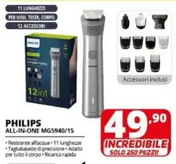 Comet PHILIPS ALL-IN-ONE MG5940/15 offerta