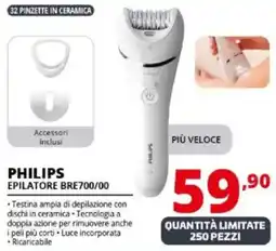 Comet Philips epilatore BRE700/00 offerta