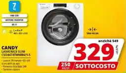 Comet CANDY LAVATRICE SLIM CS04474TWMB6/1-S offerta