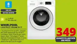 Comet WHIRLPOOL LAVATRICE FFB 846 SV IT offerta