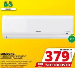 Comet SAMSUNG CLIMATIZZATORE MONOSPLIT AR30 MALIBU F-AR09MLB offerta