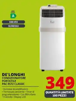 Comet De'longhi condizionatore portatile pac ES72 classic offerta