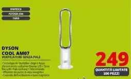 Comet Dyson cool AM07 ventilatore senza pale offerta