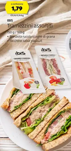 ALDI IBIS Tramezzini assortiti offerta