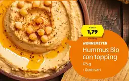 ALDI WONNEMEYER Hummus Bio con topping offerta