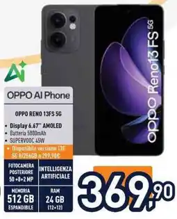Unieuro OPPO RENO 13FS 56 offerta