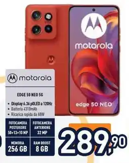 Unieuro motorola EDGE 50 NEO 56 offerta