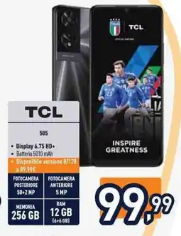 Unieuro TCL 505 offerta