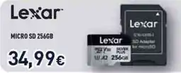 Unieuro Lexar MICRO SD 256GB offerta