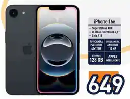 Unieuro iPhone 16e offerta