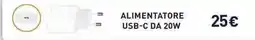 Unieuro Alimentatore USB-C DA 20W offerta