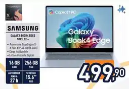 Unieuro Samsung galaxy book4 edge copilot+ offerta