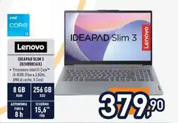 Unieuro Lenovo IDEAPAD SLIM 3 (82XB00C6IX) offerta