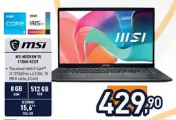 Unieuro msi MSI MODERN 15 F13MG-022IT offerta
