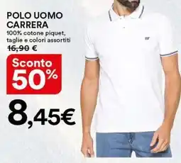 Ipercoop Polo uomo CARRERA offerta