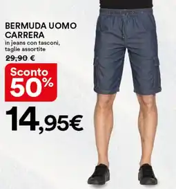 Ipercoop Bermuda uomo CARRERA offerta