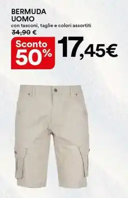 Ipercoop Bermuda uomo offerta