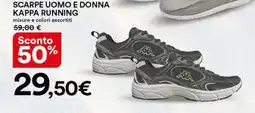 Ipercoop Scarpe uomo e donna kappa running offerta