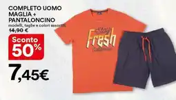 Ipercoop Completo uomo maglia + pantaloncino offerta