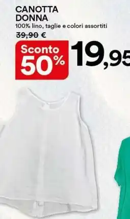 Ipercoop Canotta donna offerta
